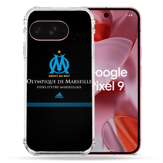 Coque Renforcée Pour Google Pixel 9 Olympique Marseille OM Fier etre Marseillais
