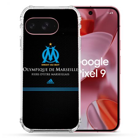 Coque Renforcée Pour Google Pixel 9 Olympique Marseille OM Fier etre Marseillais