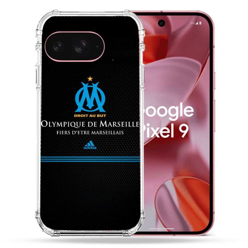 Coque Renforcée Pour Google Pixel 9 Olympique Marseille OM Fier etre Marseillais