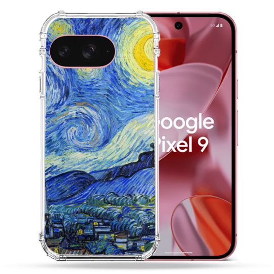 Coque Renforcée Pour Google Pixel 9 Peinture La nuit étoilée