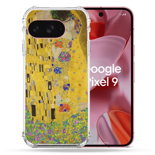 Coque Renforcée Pour Google Pixel 9 Peinture Le Baiser