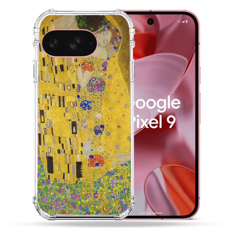 Coque Renforcée Pour Google Pixel 9 Peinture Le Baiser