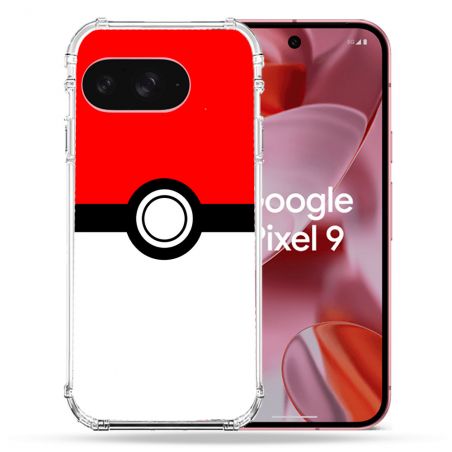 Coque Renforcée Pour Google Pixel 9 Pokemon Pokeball