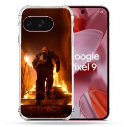 Coque Renforcée Pour Google Pixel 9 Pompier Escalier