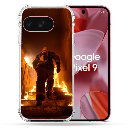 Coque Renforcée Pour Google Pixel 9 Pompier Escalier