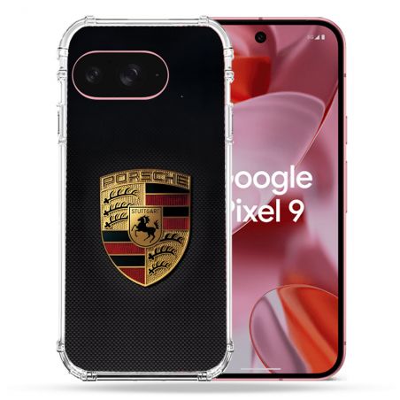 Coque Renforcée Pour Google Pixel 9 Porsche Carbone
