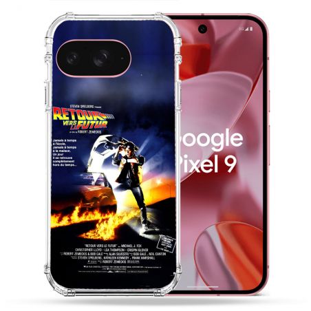 Coque Renforcée Pour Google Pixel 9 Retour Vers Le Futur Affiche