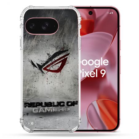 Coque Renforcée Pour Google Pixel 9 ROG Gris