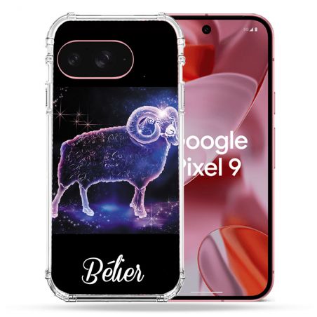 Coque Renforcée Pour Google Pixel 9 Signe Zodiaque 2 Bélier