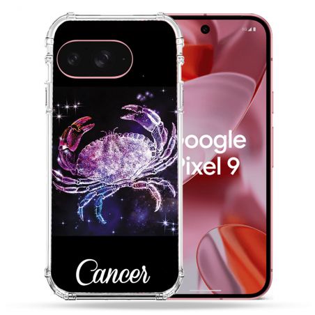 Coque Renforcée Pour Google Pixel 9 Signe Zodiaque 2 Cancer