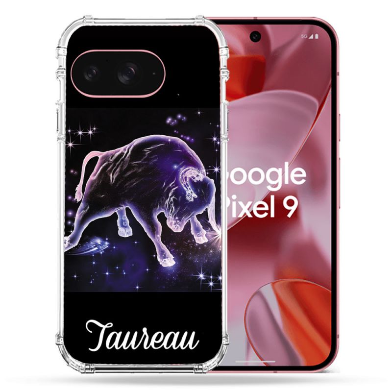 Coque Renforcée Pour Google Pixel 9 Signe Zodiaque 2 Taureau