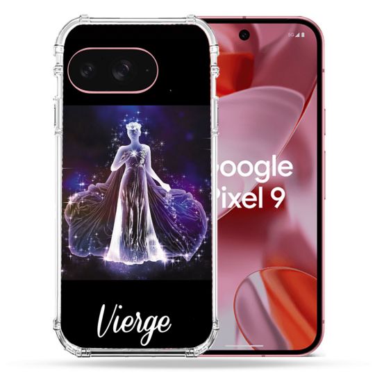 Coque Renforcée Pour Google Pixel 9 Signe Zodiaque 2 Vierge