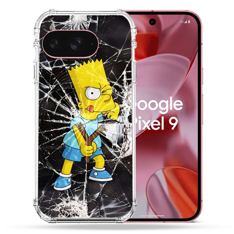 Coque Renforcée Pour Google Pixel 9 Simpson Bart