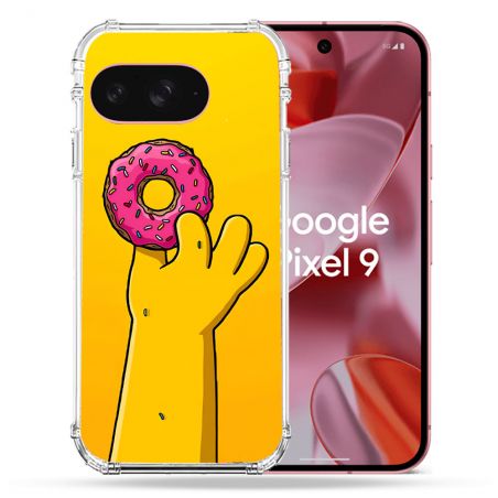 Coque Renforcée Pour Google Pixel 9 Simpson Donuts