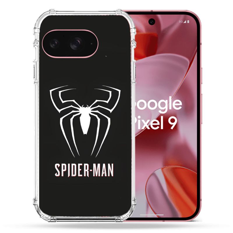 Coque Renforcée Pour Google Pixel 9 Spiderman Logo