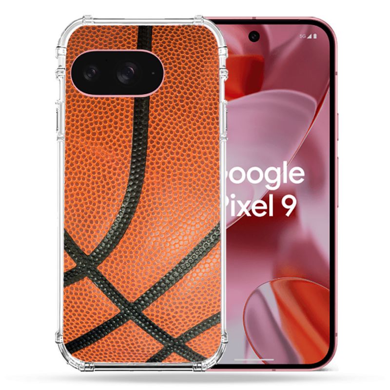 Coque Renforcée Pour Google Pixel 9 Sport Ballon Basket