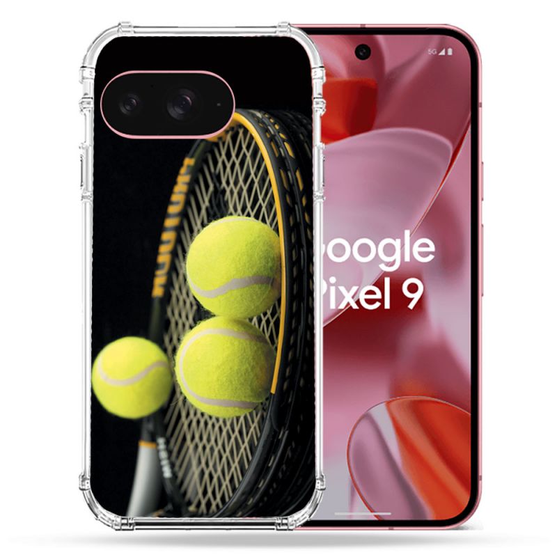 Coque Renforcée Pour Google Pixel 9 Sport Tennis Balls