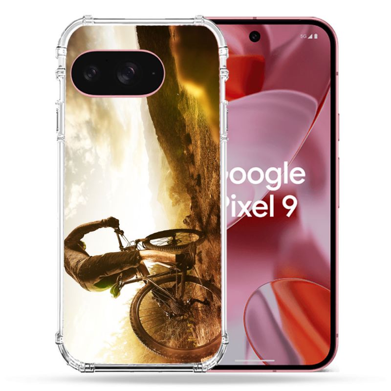 Coque Renforcée Pour Google Pixel 9 Sport VTT Soleil