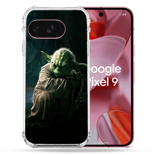 Coque Renforcée Pour Google Pixel 9 Star Wars - Yoda sombre