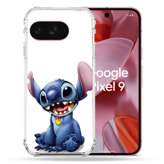 Coque Renforcée Pour Google Pixel 9 Stitch Blanc