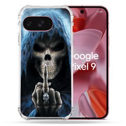 Coque Renforcée Pour Google Pixel 9 Tete de Mort Doigt