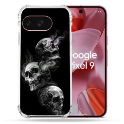 Coque Renforcée Pour Google Pixel 9 Tete de Mort Triple