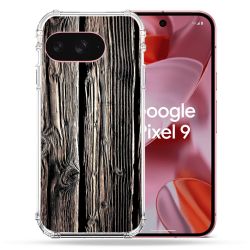 Coque Renforcée Pour Google Pixel 9 Texture Bois