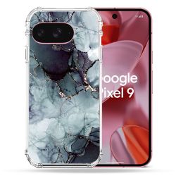 Coque Renforcée Pour Google Pixel 9 Texture Marbre Gris