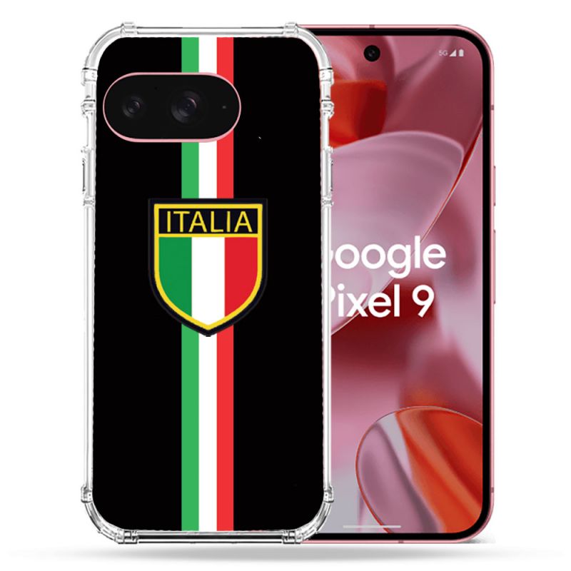 Coque Renforcée Pour Google Pixel 9 Voyage Italie 3 Noir