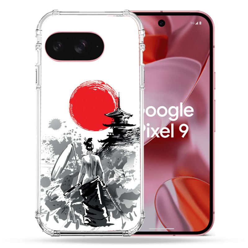 Coque Renforcée Pour Google Pixel 9 Voyage Japon Femme