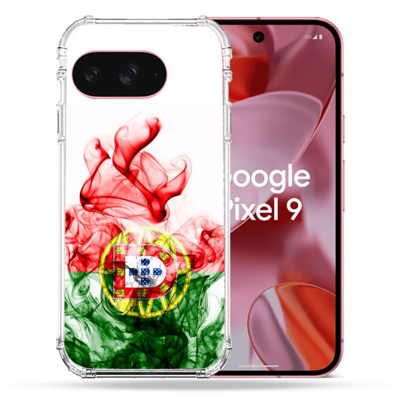Coque Renforcée Pour Google Pixel 9 Voyage Portugal Flamme