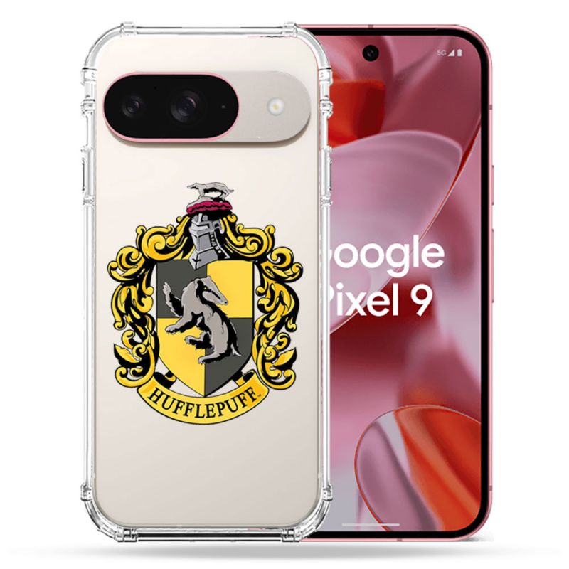 Coque Transparente Pour Google Pixel 9 Harry Potter Hufflepuff