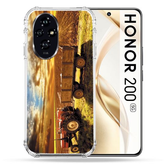 Coque Renforcée Pour Honor 200 5G Agriculture Tracteur Color