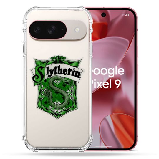 Coque Transparente Pour Google Pixel 9 Harry Potter Slytherin