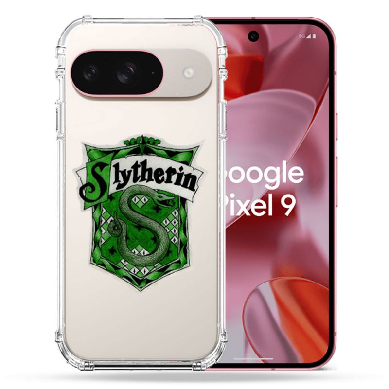 Coque Transparente Pour Google Pixel 9 Harry Potter Slytherin