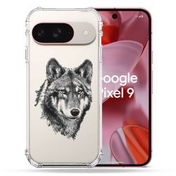 Coque Transparente Pour Google Pixel 9 Loup