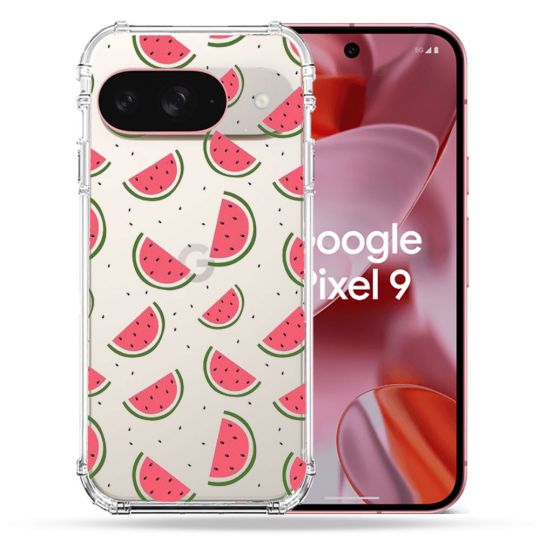 Coque Transparente Pour Google Pixel 9 Pasteque