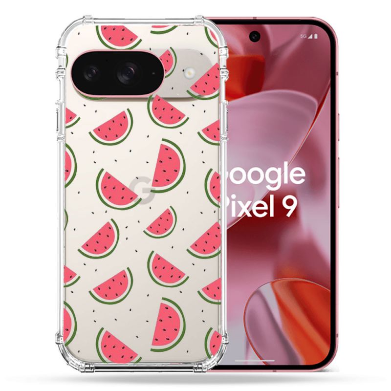 Coque Transparente Pour Google Pixel 9 Pasteque