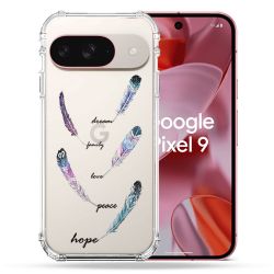 Coque Transparente Pour Google Pixel 9 Plume Couleur