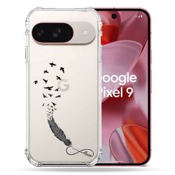 Coque Transparente Pour Google Pixel 9 Plume Infini