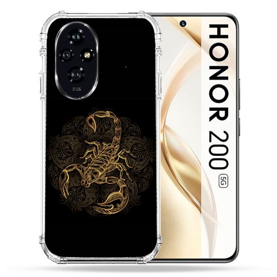 Coque Renforcée Pour Honor 200 5G Animal Scorpion Fresque