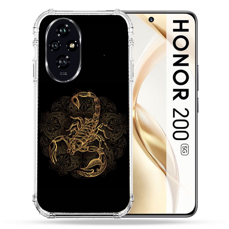 Coque Renforcée Pour Honor 200 5G Animal Scorpion Fresque