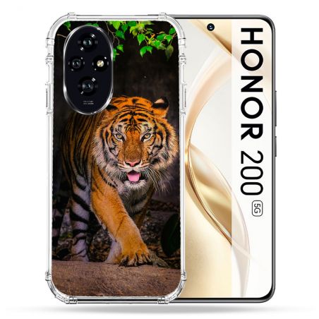 Coque Renforcée Pour Honor 200 5G Animal Tigre Jungle