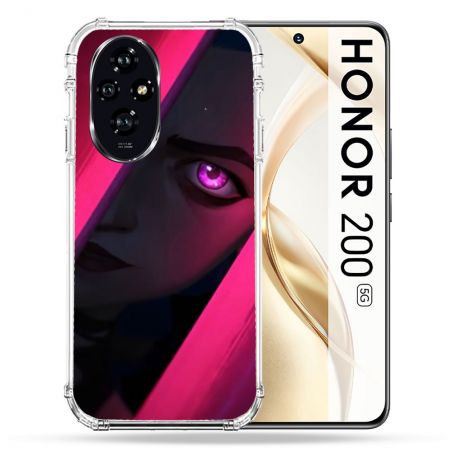 Coque Renforcée Pour Honor 200 5G Arcane Jynx Rose