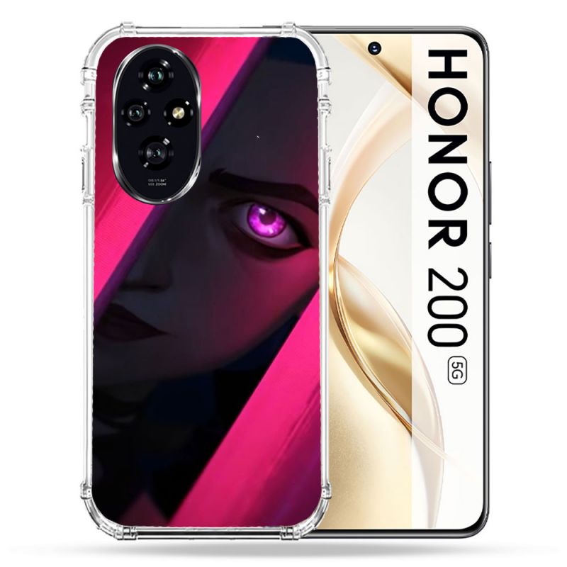 Coque Renforcée Pour Honor 200 5G Arcane Jynx Rose