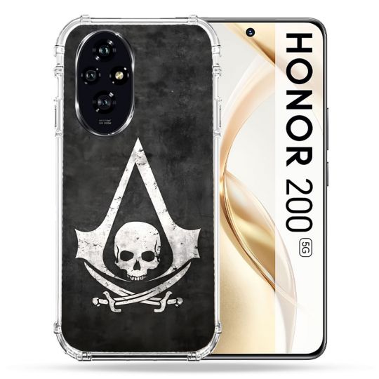 Coque Renforcée Pour Honor 200 5G Assassin Creed Tete Mort