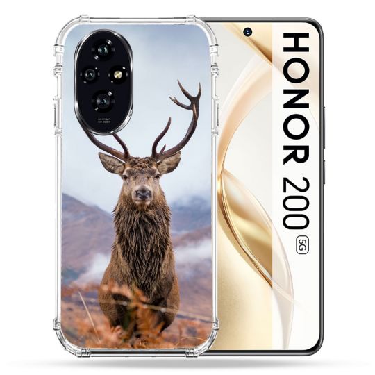 Coque Renforcée Pour Honor 200 5G Chasse Chevreuil Montagne