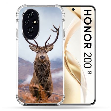 Coque Renforcée Pour Honor 200 5G Chasse Chevreuil Montagne