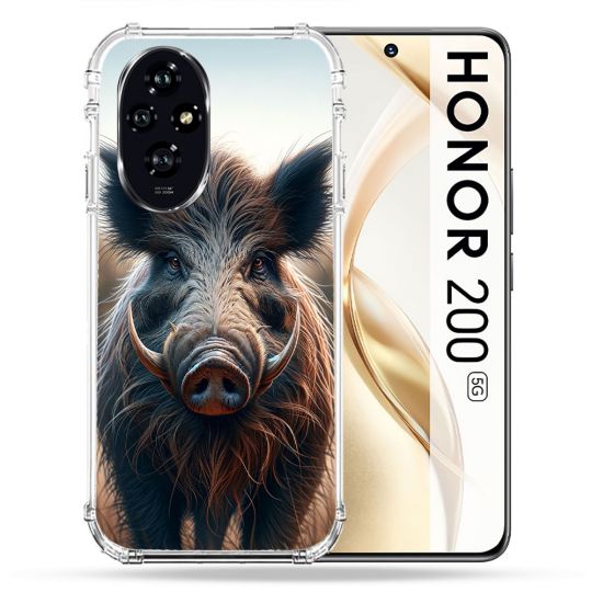 Coque Renforcée Pour Honor 200 5G Chasse Sanglier Attaque