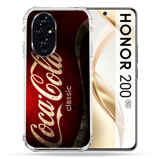 Coque Renforcée Pour Honor 200 5G Coca Cola Classique